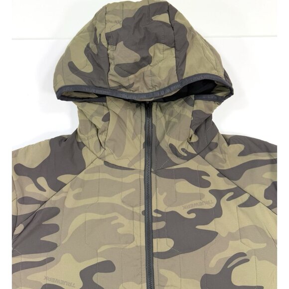 Truewerk Mens Woobie Hoodie Full Zip Jacket Size Medium Camo Tactical Workwear - Picture 2 of 14